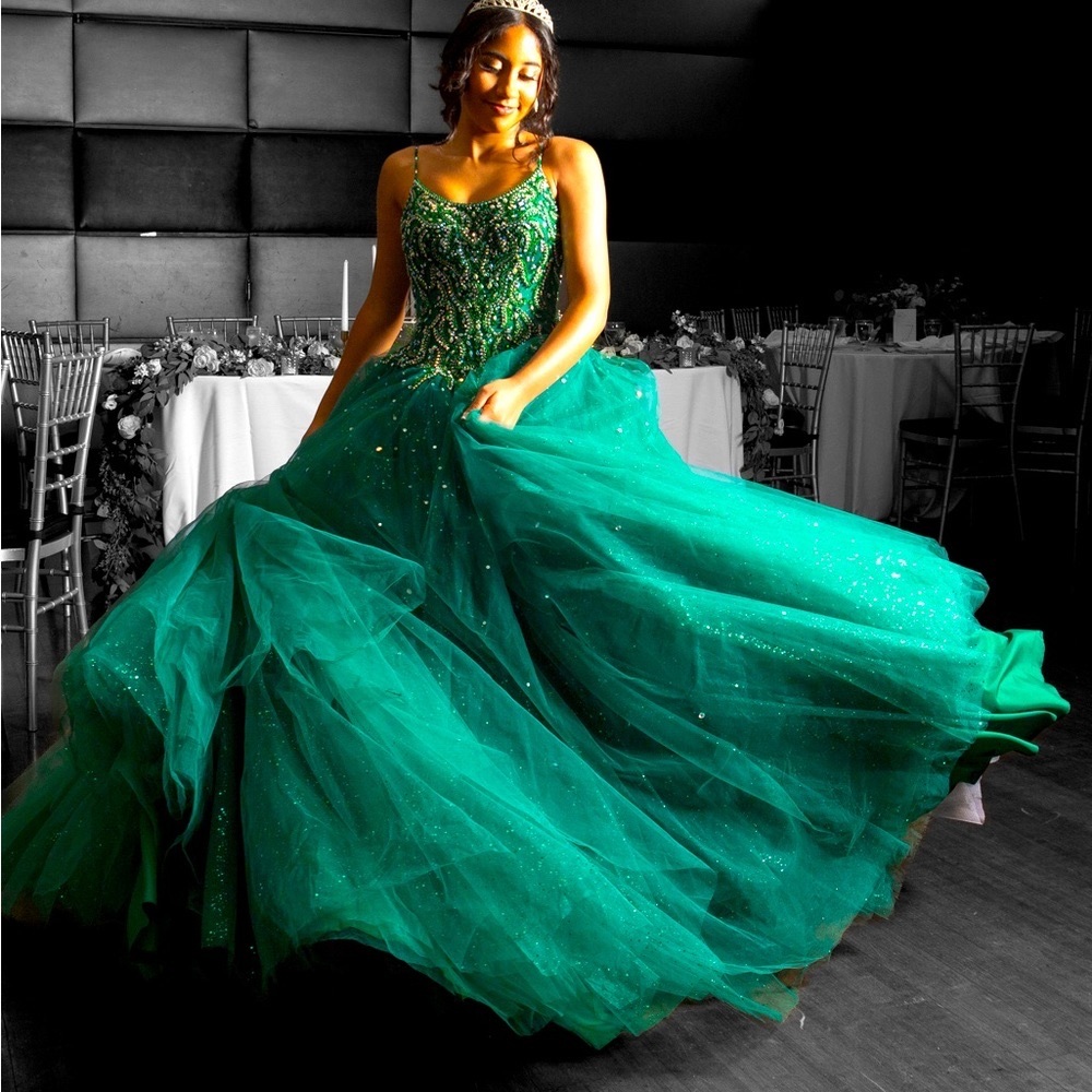 Emrald green sweet 16 Dress